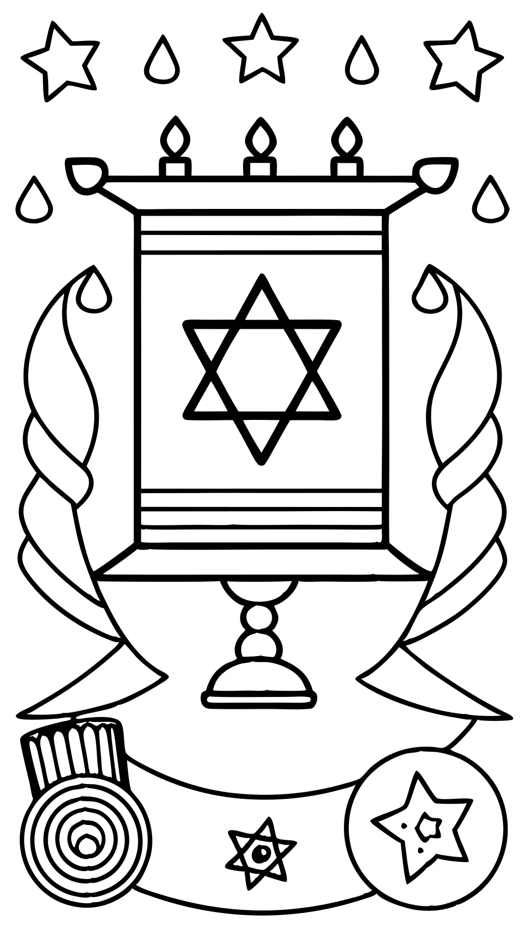 torah coloring pages